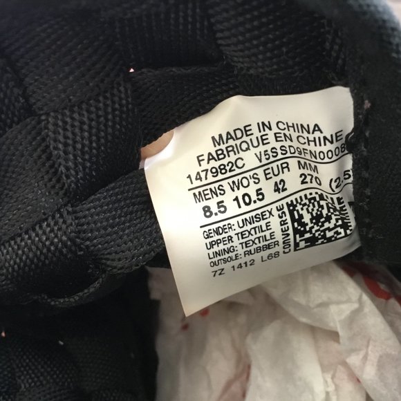 Converse Sneaker Chuck Taylor 8.5 42EU Mono Weave - Picture 3 of 11